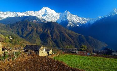 Himalaya view from Sikles Ghale Kharka